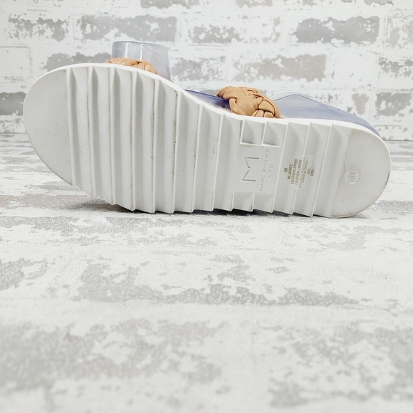 NEW Marc Fisher Jaimee Women's Tan Slip On Flat Summer Sandals D305 - Picture 8 of 12